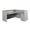 We'Re It Desk Set, 78 H, 71 W X Laminate, Gray UP169180FF - alternate 1